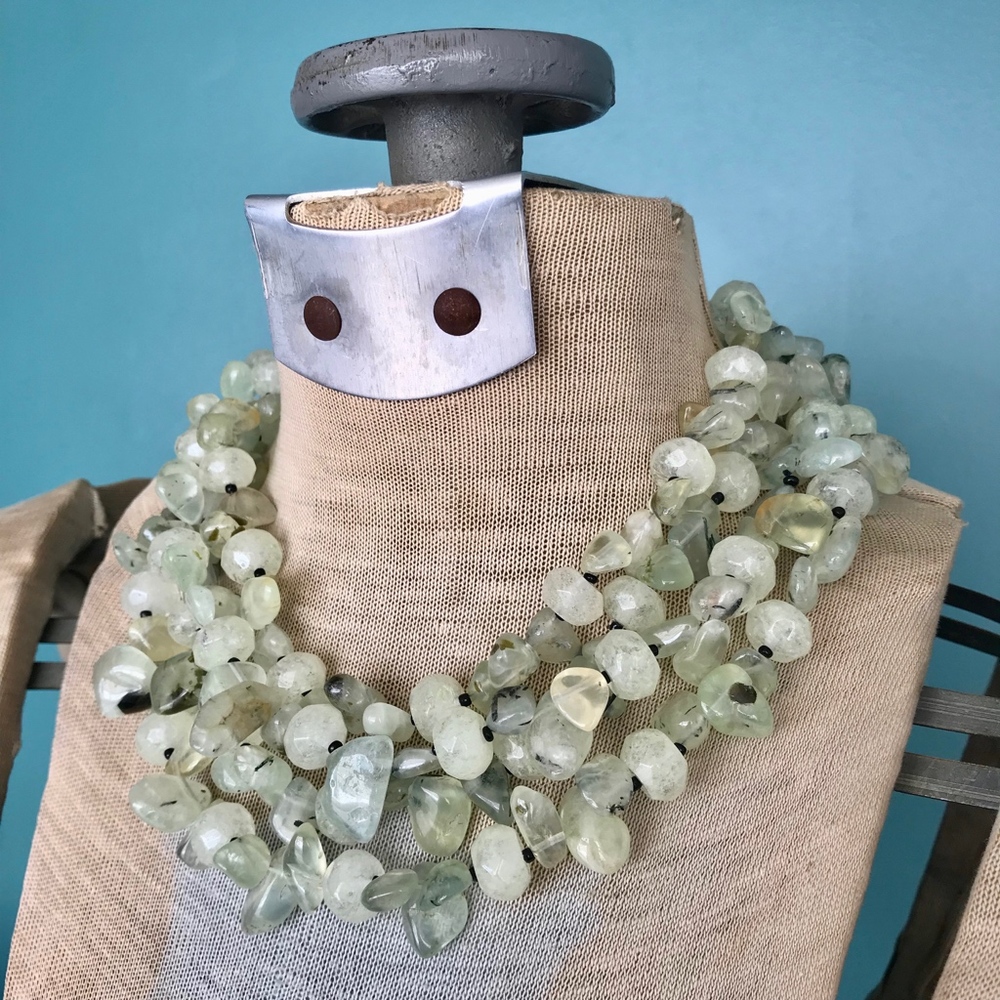 Mint Statement Necklace Chunky Collar Necklace - image 7